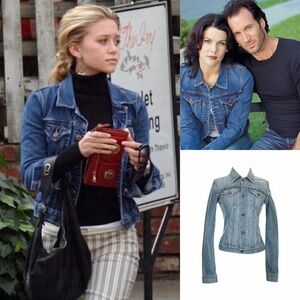 1990s Denim Jacket As Seen On Ashley Olsen, Lorelai Gilmore And Rachel Green